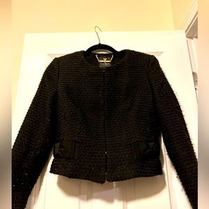 Ted Baker cropped woven jacket in size 2 in good condition